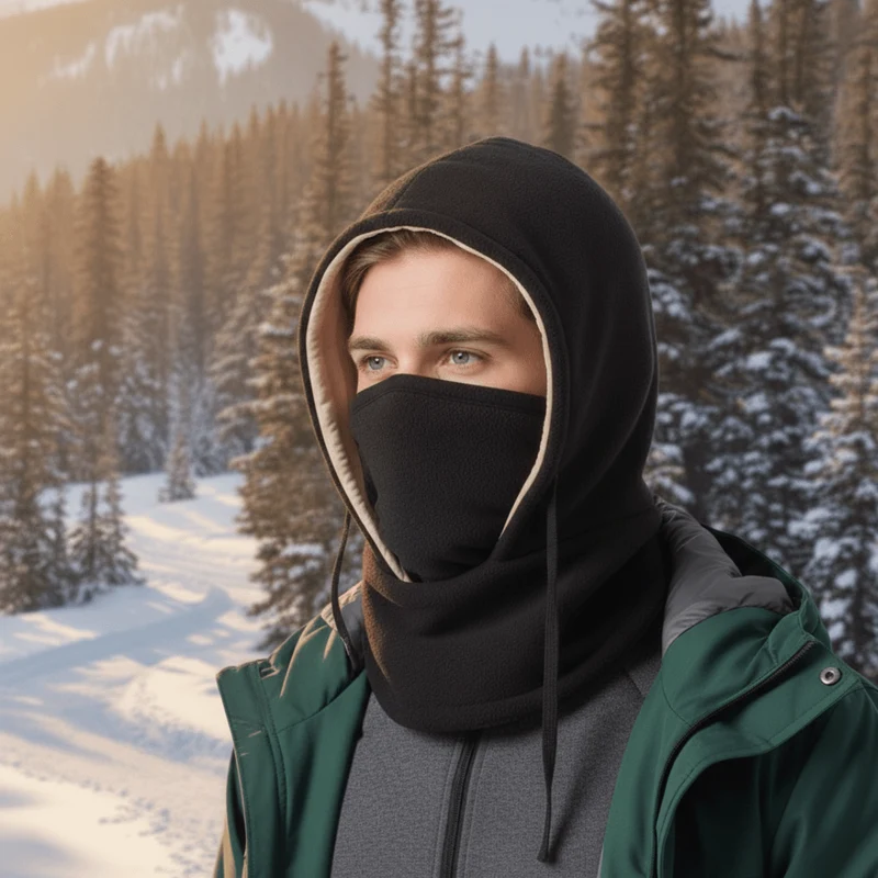 FrostGuard | Unisex Vinterhue - Vindafvisende til Udendørs Aktiviteter