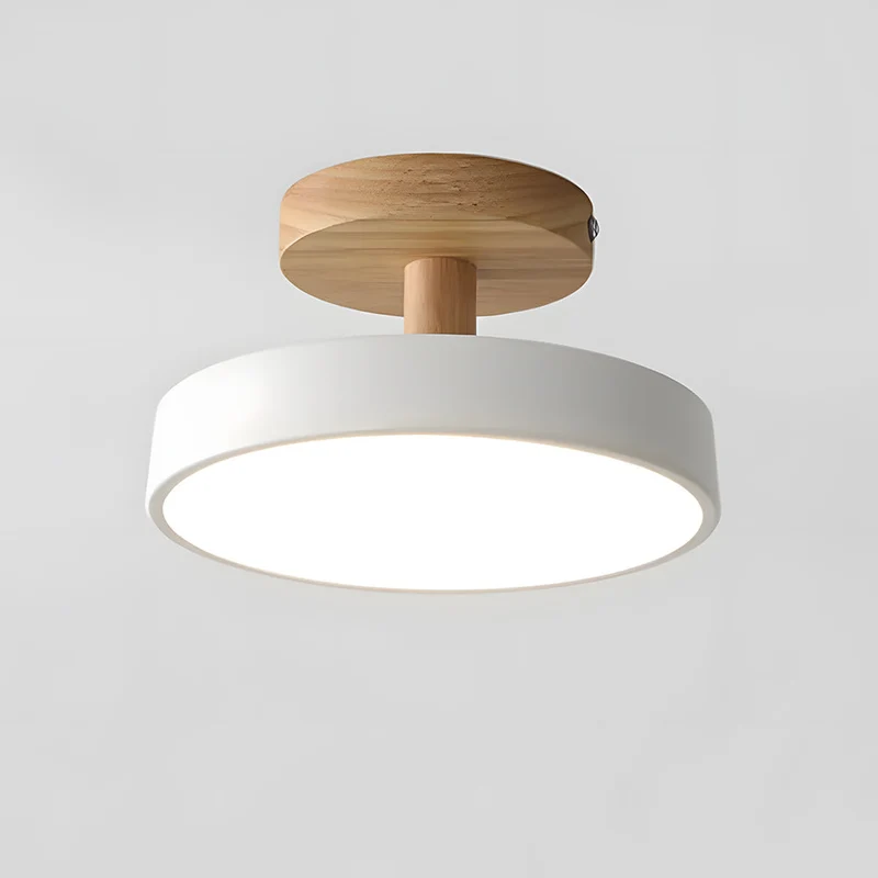 Modern Trä LED Taklampa