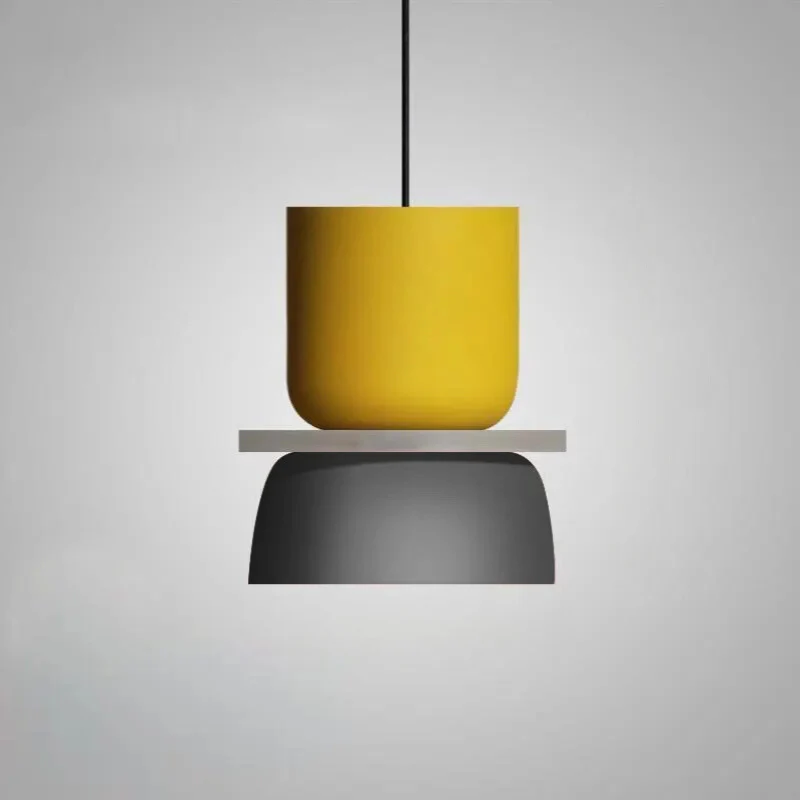 Modern Färgglad Metall Pendellampa
