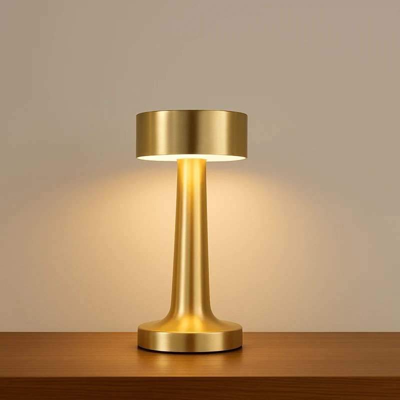 Laddningsbar LED Bordslampa – Sladdlös - Touch Dimming - Modern Design - 3 Färgtemperaturer - Bärbar För Inomhus/Uteanvändning