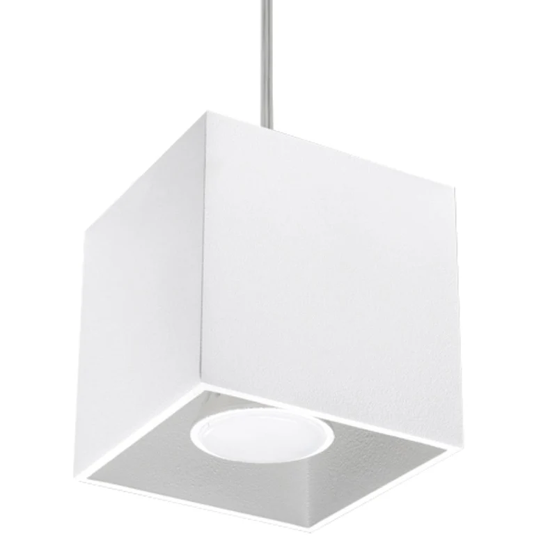 Quad Vit Taklampa - GU10 Ljus - Modern Aluminiumdesign - 10x110 cm