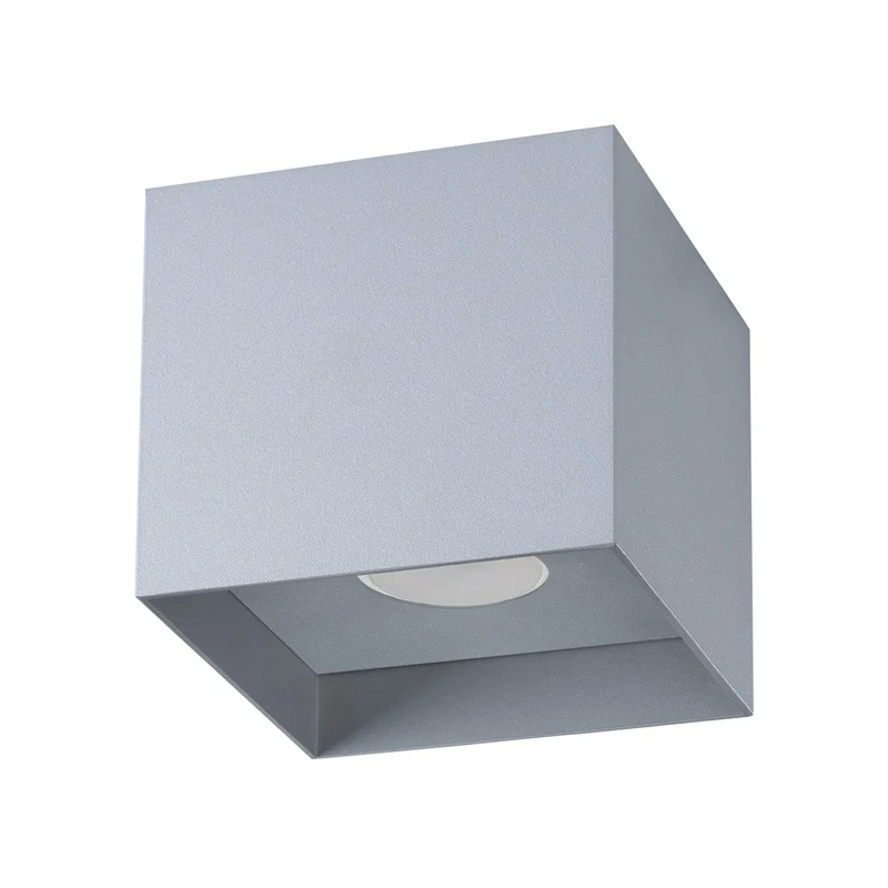 Hati Taklampa - Grå - Industriell Loftstil - Lätt Gipscement - Minimalistisk Design - Enkel Glödlampbyte - Kompakt och Mångsidig