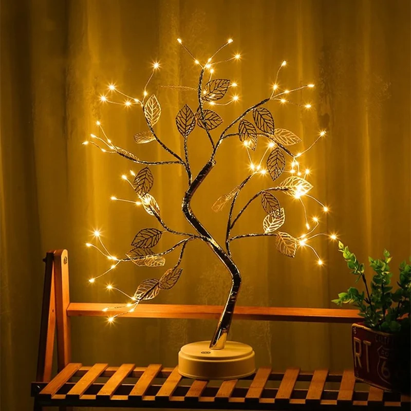 Gyllene Gren LED Bordslampa