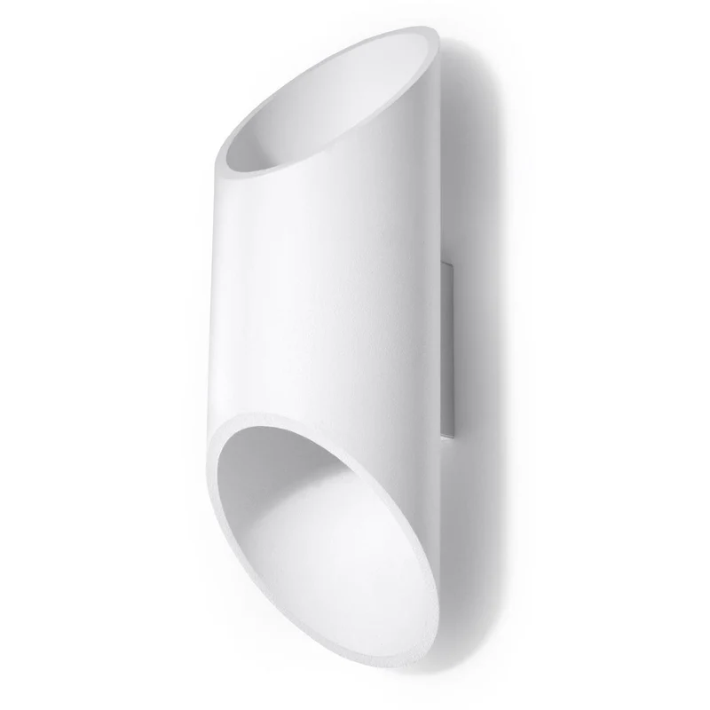 Penne Vit Aluminium Vägglampa - Minimalistisk G9 LED Lampa - 10x12x30 cm