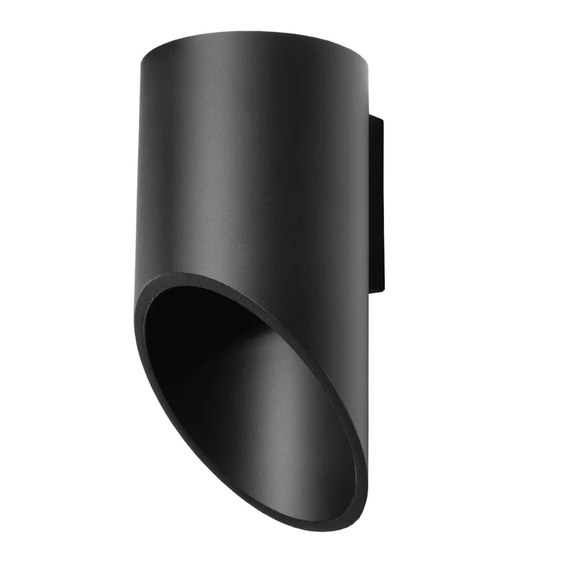 Penne Svart Aluminium Vägglampa - Minimalistisk G9 LED Lampa - 10x12x20 cm