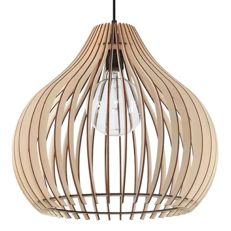 Pendellampa trä Aprilla Skandinavisk Design E27