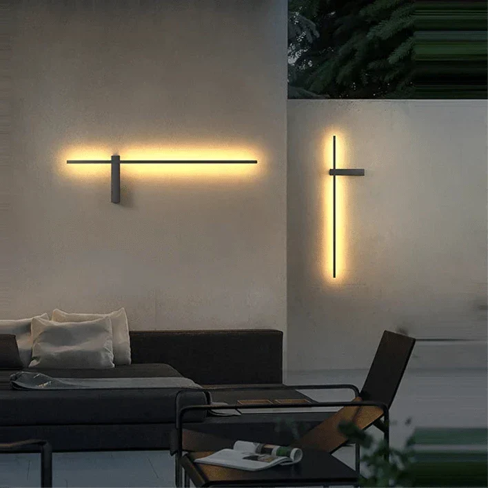 Utomhus Vattentät Vägglampa – IP54 Aluminium Sconce för Veranda och Uteplats, Mångsidig Vägglampa med Energibesparande LED