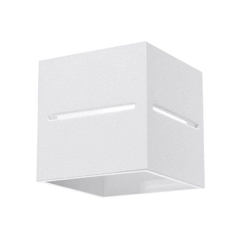 Lobo Vit Vägglampa - Minimalistisk Aluminiumdesign - G9 Sockel - 10x12x10 cm