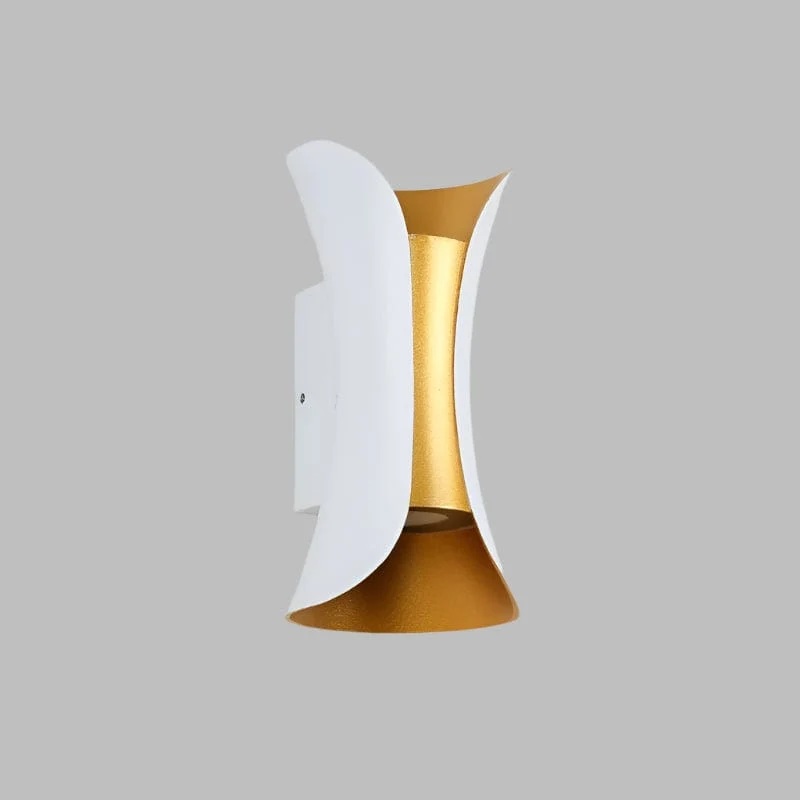 LED Vägglampa Med Modern Design – Vattentät - Aluminium - Inomhus/Utebruk