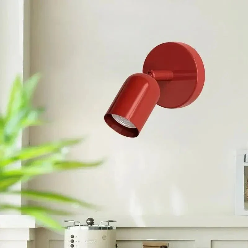 Nordisk LED Vägglampa – Minimalistisk Design – Järnkonstruktion – Tri-Färgalternativ – Inomhusbruk – Idealisk för Sovrum och Hall