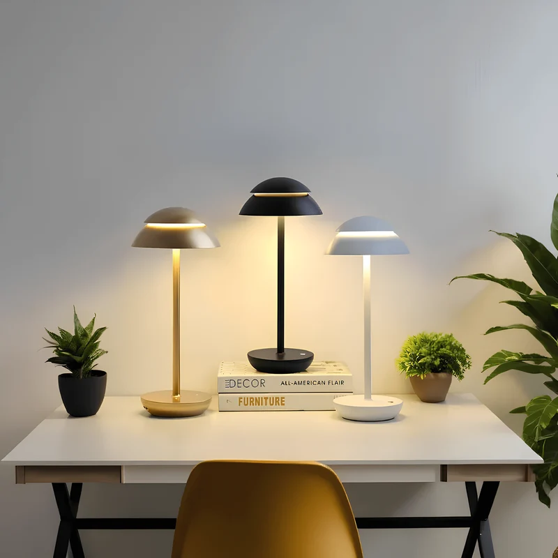 Modern Sladdlös & Uppladdningsbar Bordslampa