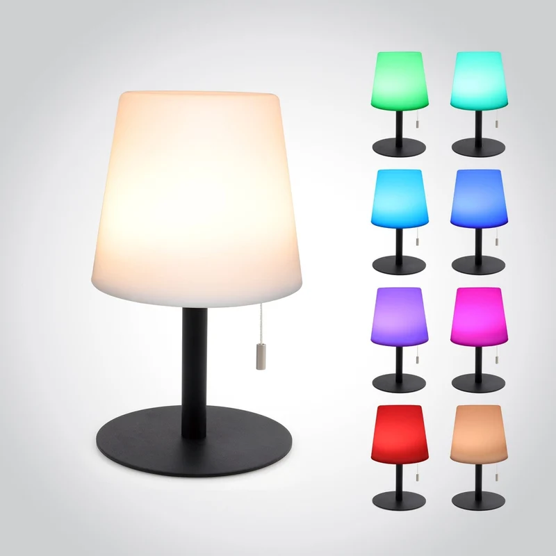 Minimalist modern uppladdningsbar bordslampa