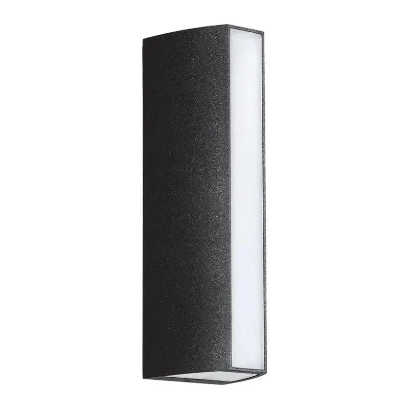 Modern Utomhus Vägglampa - Vattentät Aluminium Sconces för Trädgård och Veranda - 4W LED Svart Utomhus Vägglampa