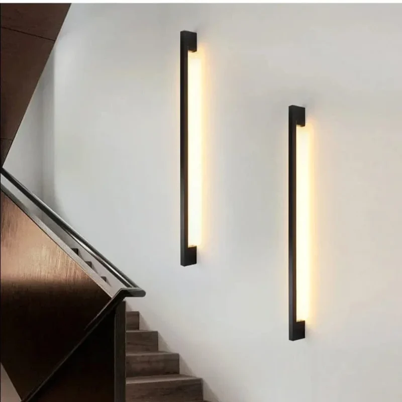 Modern Minimalist LED Vägglampa – Mångsidiga Vägglampor Inomhus för Vardagsrum och Sovrum med Justerbar Ljusstyrka och Flera Storlekar