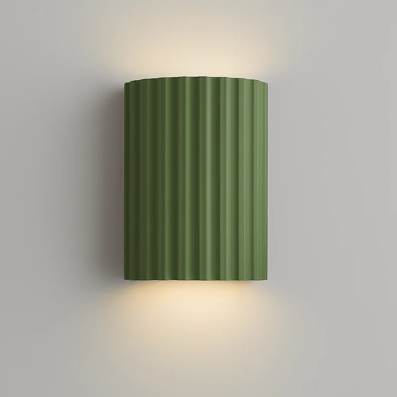 Modern LED Vägglampa - Minimalistisk Macaron Applicering