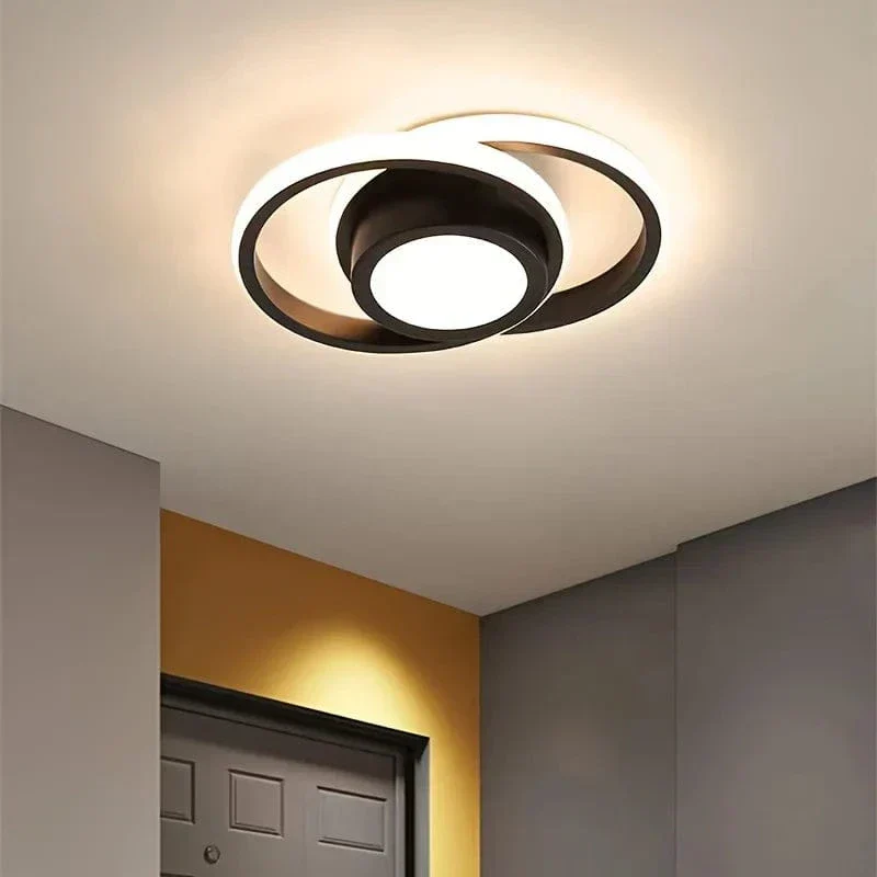 Modern LED Takmonterad Lampa - Dimmbar - Energisnål - Tre Färgtemperaturer - Hållbar Design - Lämplig för Inomhusbruk