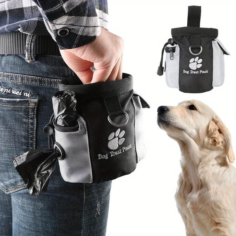 Smart Snackholder til Hunde med Affaldsdispenser – Ideel til Træning og Gåture