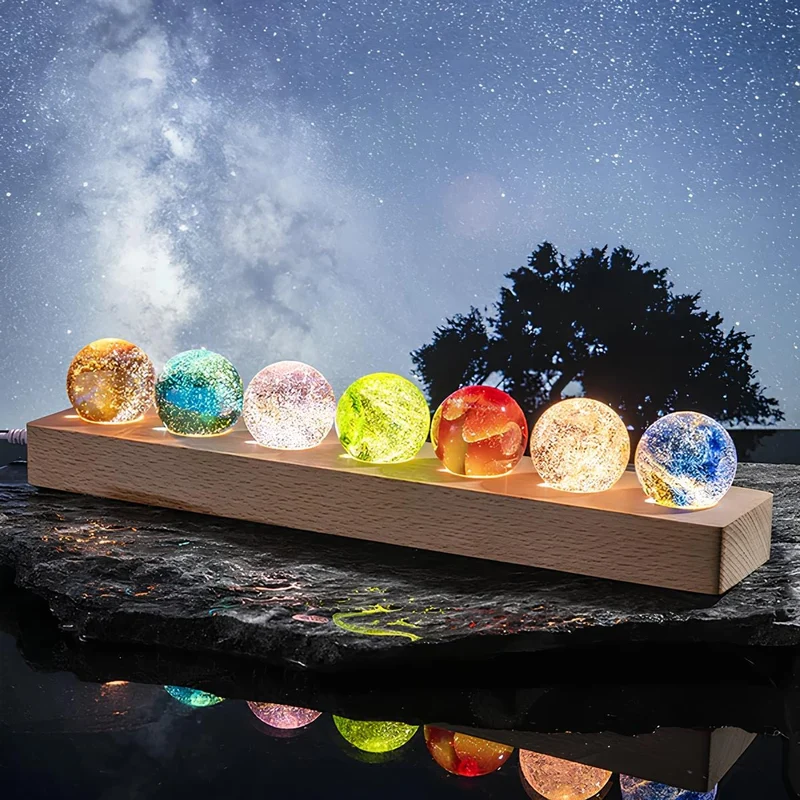 Galaxy Crystal Ball Lamp