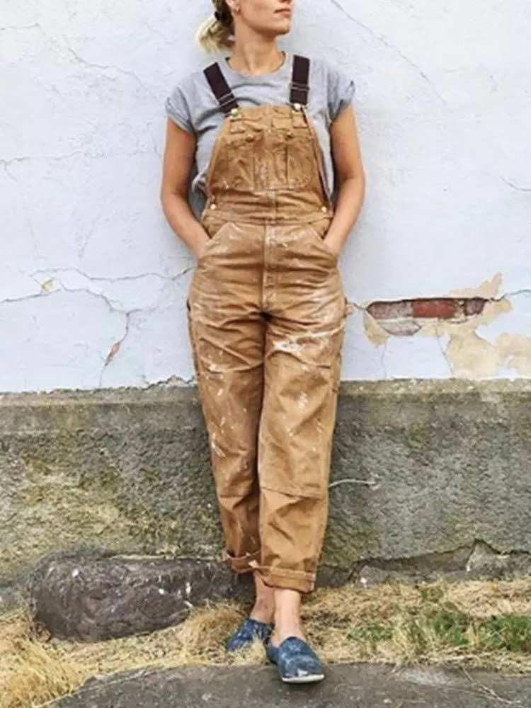 Funktionel Jumpsuit til Kvinder med Justerbare Stropper