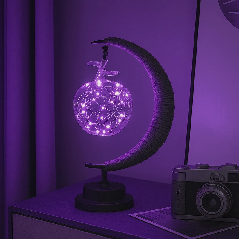 LED Mån Stjärna Nattlampa