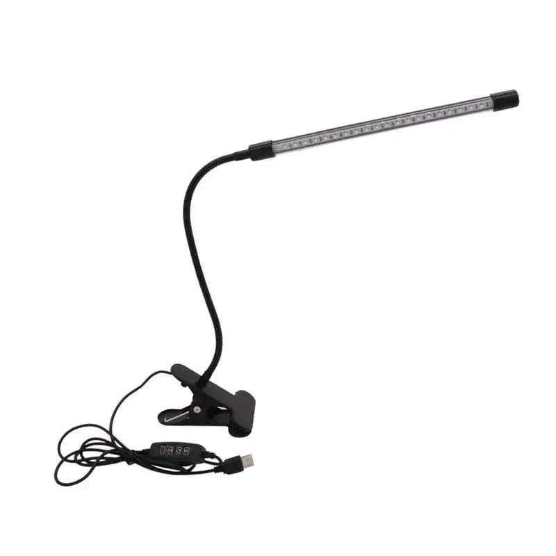 LED Clip-On Skrivbordslampa med Justerbar Belysning och Ögonskydd – Skrivbordslampa för Läsning och Studier