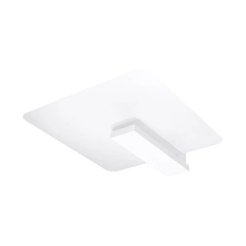 LAPPO Vit Trä Taklampa - Skandinavisk Design - Matt Glas Skärm - E27 Glödlampa Kompatibel - Lätt Att Rengöra - Mjuk Ambient Belysning