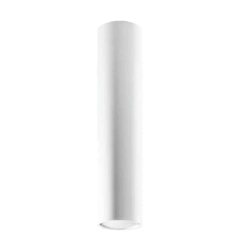LAGOS 40 Vit Taklampa - Modern Minimalistisk Design - Hållbart Stål - Lätt Installation - GU10 Glödlampa Kompatibel
