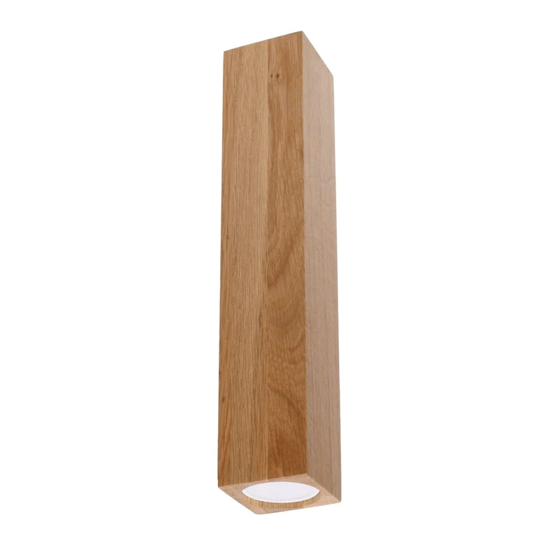 KEKE 30 Ek Taklampa - Minimalistisk Trädesign - Loftstil Belysning - Hållbar Konstruktion - Justerbar Lampa Kompatibilitet