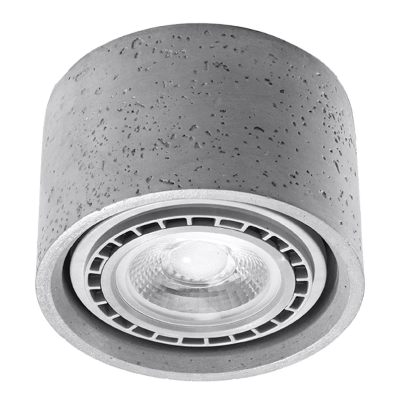 BASIC Grå Betong Taklampa - Cylindrisk Design - LED - Modern/Traditionell Användning