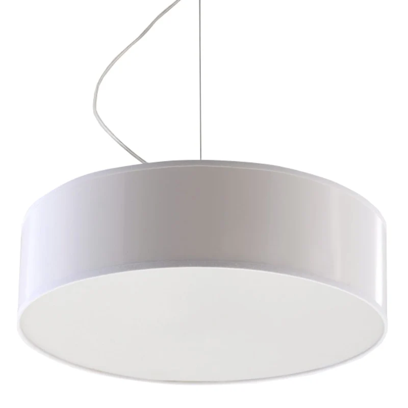 Arena Vit Taklampa - Modern PVC Design - E27 LED - 35x35x11 cm