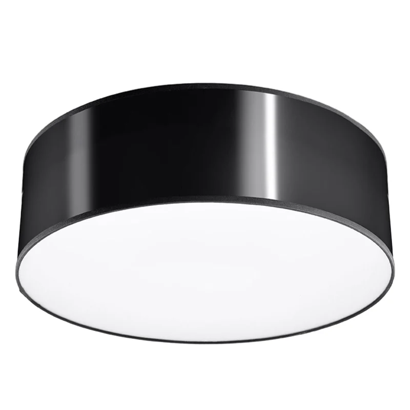 Arena Designer Taklampa - Svart - 1xE27 LED - Modern PVC Armatur