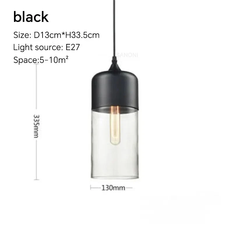 Nordic Wood Glas Pendel Ljuskrona – Modern Hängande Lampa