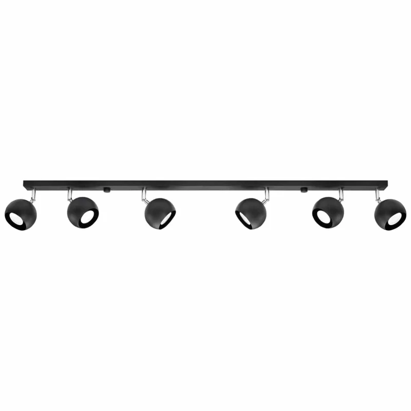 Taklamp Oculare 6 L Svart - Modern Spot Taklampa - Justerbar Multidirektionell Belysning