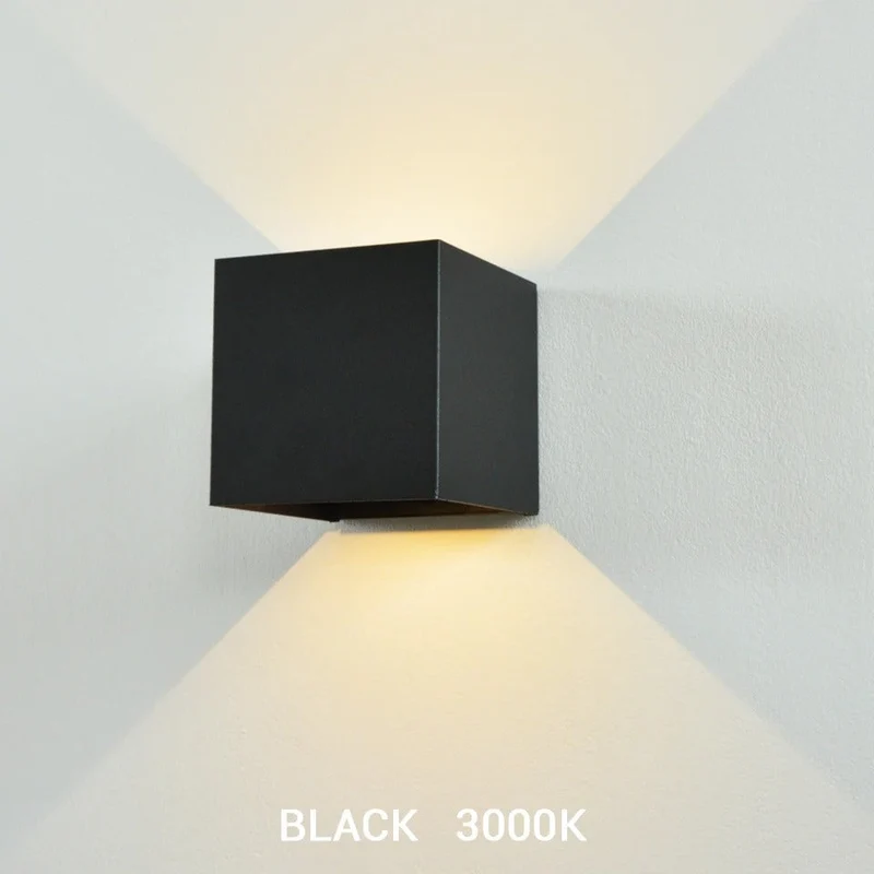 Intelligent Motion Sensor Cube Vägglampor – USB Uppladdningsbara, Ingen Borrinstallation