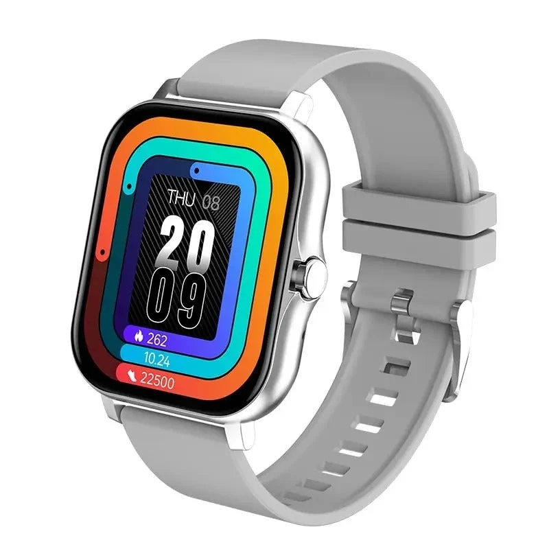 Digital Smart Watch för Män & Kvinnor Med Bluetooth Samtal, Full Touch Skärm, Fitness & Sport Tracker