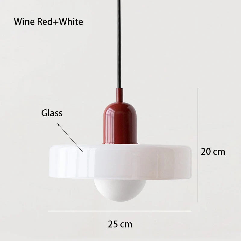 Nordisk Retro Glaskrona Lampa – Justerbar Höjd Modern Belysningsarmatur för Matrum och Vardagsrum