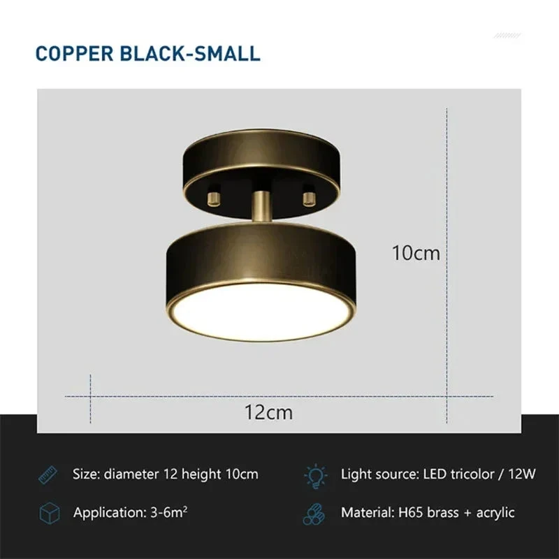 Modern roterbar LED taklampa
