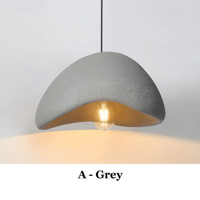 Modern nordisk Wabi-Sabi LED-hänglampa – Justerbar kökshänglampa för matsal och vardagsrum