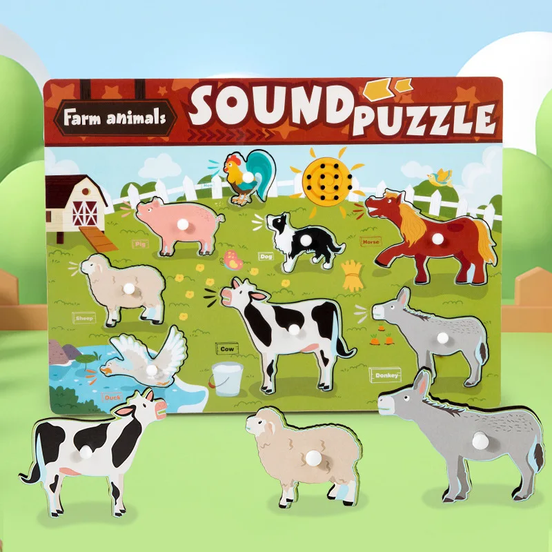 Sound Matching Game™ – Hör & Upptäck – Pedagogiskt pussel