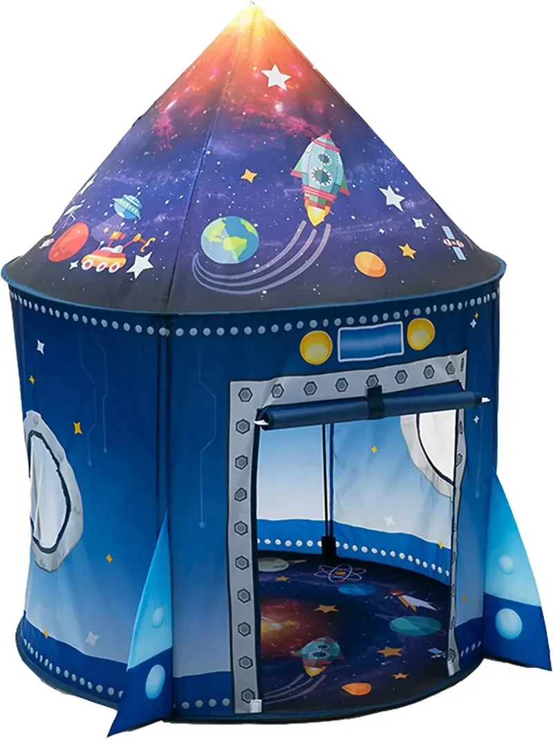Rocket Ship Tent™ – Rymdäventyr Pop-up - Tält för barn