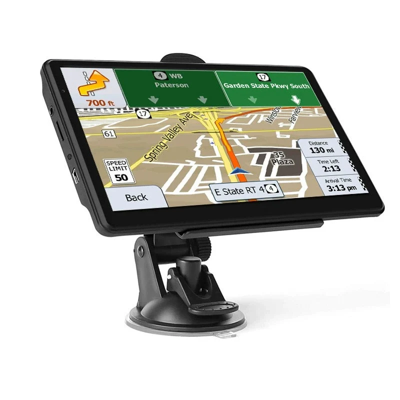 7" GPS Navigationssystem til Biler og Lastbiler med Realtids Trafikoplysninger