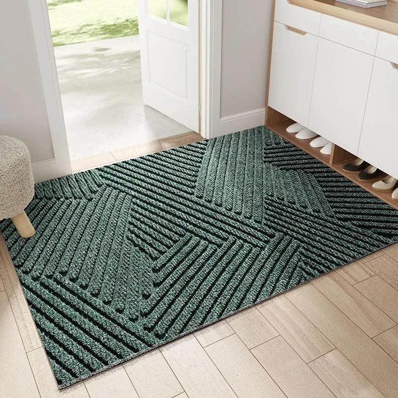 Nordisk Tæppe - Moderne PVC Gulvbelægning med Skridsikring og Sandrensning