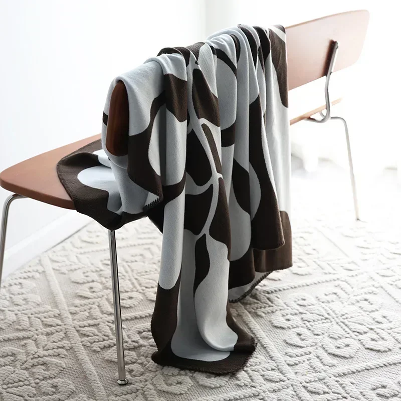 Manta i Jacquard med Faux Cashmere – Blød og Varm til Sofaen