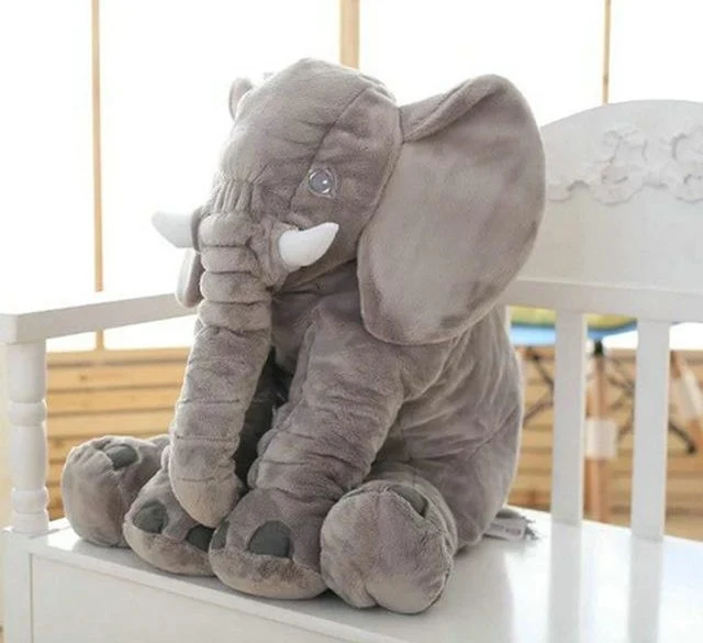 Bedårande Elefantkudde Plush Leksakdocka