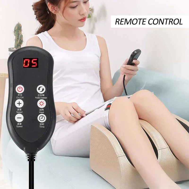 Elektrisk Fodmassageapparat med Varme og Shiatsu Terapi