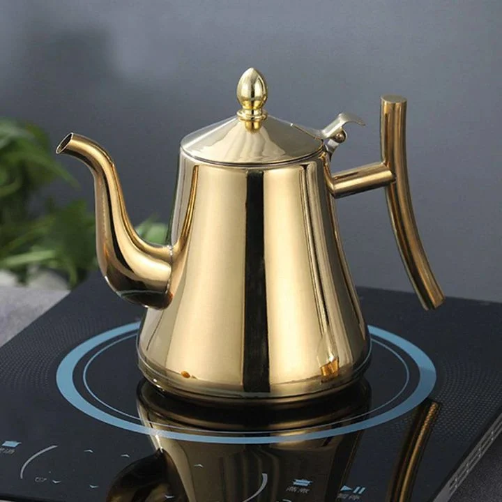 Elegant vandkoger i rustfrit stål med integreret filter