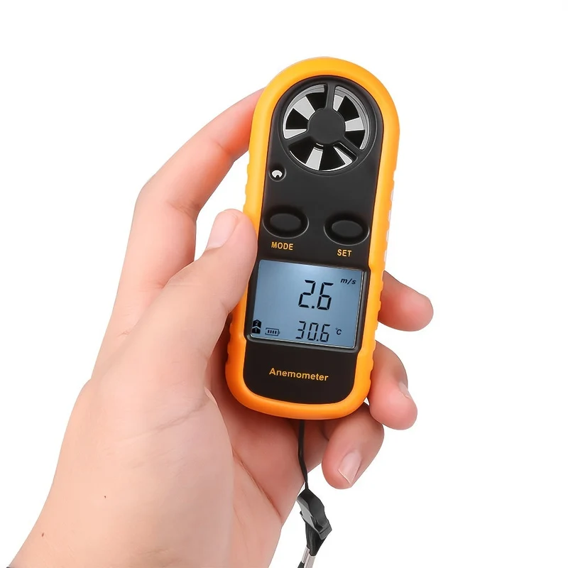 Præcisions Anemometer – Kompakt og Bærbar til Udendørs Brug