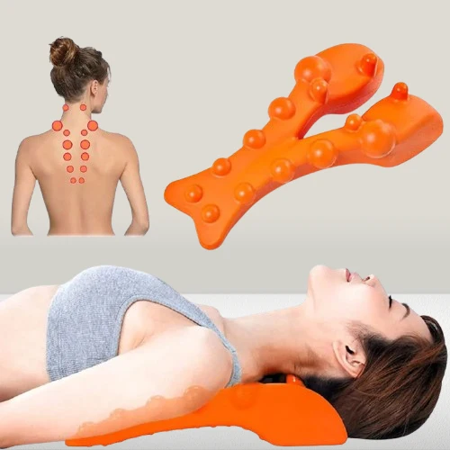 Indbygget nakkemassageapparat med trykpunkter