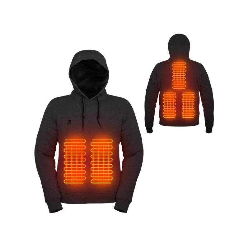 Opvarmet Hoodie til Kold Vinterkomfort