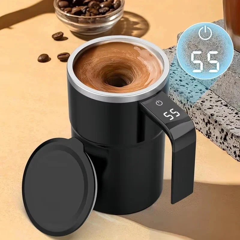 Intelligent Kaffeekop med Rører og Temperaturvisning